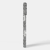 Japans wervelpatroon - wit en zwart Case-Mate iPhone case (Achterkant / Rechts)