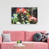 Japans wit oog canvas afdruk (Insitu (Woonkamer))