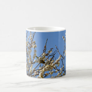 Japans wit-oog en kruimelbloesems: Japan Koffiemok