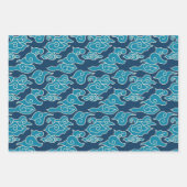 Japans wolkenpatroon inpakpapier vel (Voorkant)