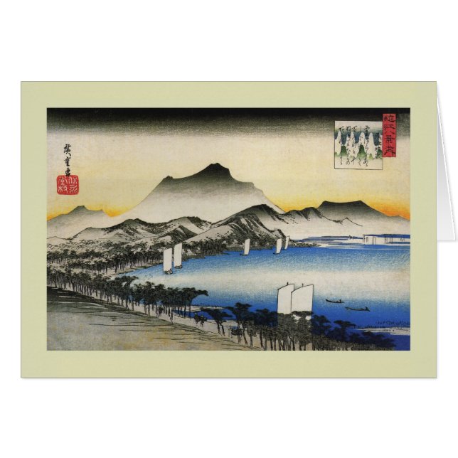Japans Woodblock (Voorkant Horizontaal)
