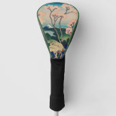 Japans Woodblock Art Sakura Mount Fuji Golfheadcover (Voorkant)
