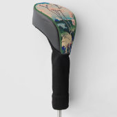 Japans Woodblock Art Sakura Mount Fuji Golfheadcover (Schuin)