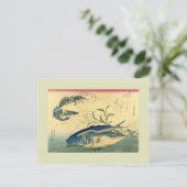 Japans Woodblock Briefkaart (Staand voorkant)