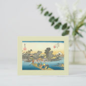 Japans Woodblock Briefkaart (Staand voorkant)