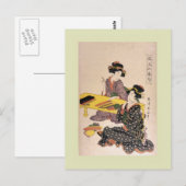 Japans Woodblock Briefkaart (Voorkant / Achterkant)
