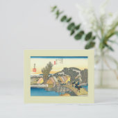 Japans Woodblock Briefkaart (Staand voorkant)