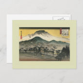 Japans Woodblock Briefkaart (Voorkant / Achterkant)
