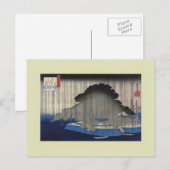 Japans Woodblock Briefkaart (Voorkant / Achterkant)