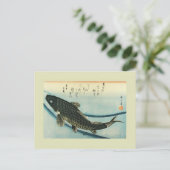 Japans Woodblock Briefkaart (Staand voorkant)