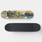 Japans Woodblock: Enoshima in de provincie Sagami Persoonlijk Skateboard (Horizontaal)