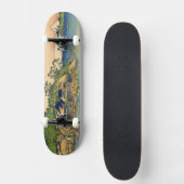 Japans Woodblock: Enoshima in de provincie Sagami Persoonlijk Skateboard (Voorkant)