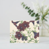  Japans Woodblock Floral Morning Glory Briefkaart (Staand voorkant)