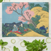 Japans Woodblock: Fuji van Gotenyama Theedoek (Gevouwen)