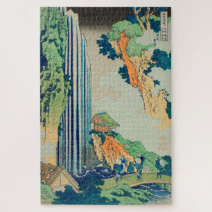 Japans Woodblock Ono Waterfall Kisokaido Legpuzzel