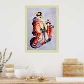 Japans Woodblock Poster (Keuken)