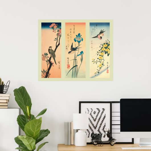 Japans Woodblock Poster (Thuiskantoor)