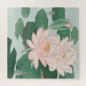 Japans Woodblock Water Lily Lilies Legpuzzel (Horizontaal)