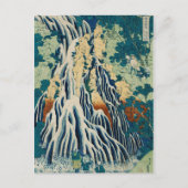  Japans Woodblock Waterfall Kirifuri Briefkaart (Voorkant)