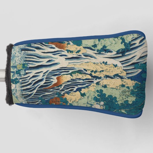 Japans Woodblock Waterfall Kirifuri Golfheadcover (Voorkant)