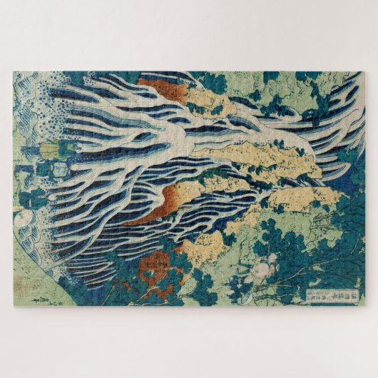 Japans Woodblock Waterfall Kirifuri Legpuzzel (Horizontaal)
