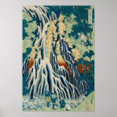  Japans Woodblock Waterfall Kirifuri Poster (Voorkant)