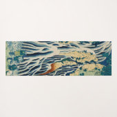  Japans Woodblock Waterfall Kirifuri Yogamat (Achterkant (horizontaal))