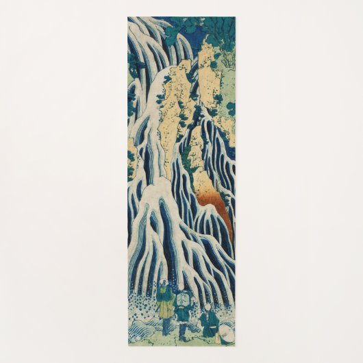  Japans Woodblock Waterfall Kirifuri Yogamat (Voorkant)
