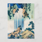  Japans Woodblock Yoro Waterfall Mino Briefkaart (Voorkant)