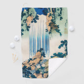 Japans Woodblock Yoro Waterfall Mino Golfhanddoek (Insitu)