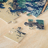  Japans Woodblock Yoro Waterfall Mino Legpuzzel (Zijkant)