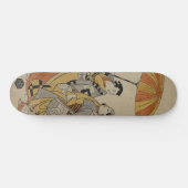 Japans Woodcut #2 Skateboard (Horizontaal)