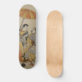 Japans Woodcut #2 Skateboard (Voorkant)