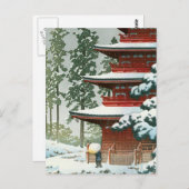 Japans Woodlock Briefkaart (Voorkant / Achterkant)