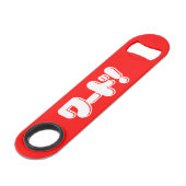 Japans Word! ワ ー ド! Speed Flessenopener (Achterkant Gekanteld)