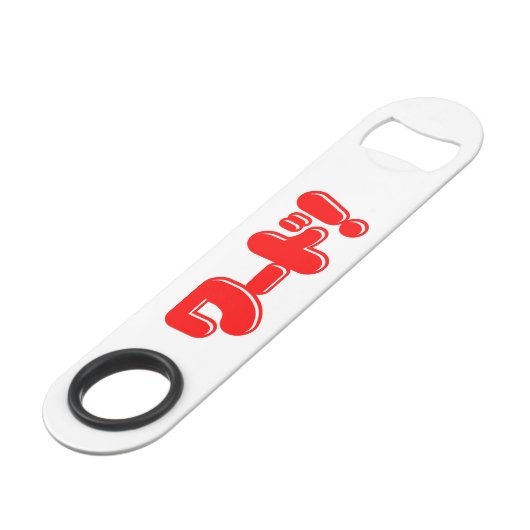 Japans Word! ワ ー ド! Speed Flessenopener (Voorkant Gekanteld)