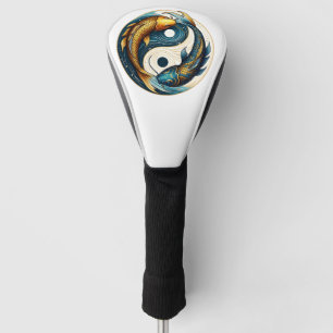 Japans Yin Yang symbool Koi Vis Golfheadcover