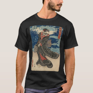  Japans Yokai Geisha Meisje Demon Hannya Yu T-shirt