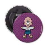 Japans Yokai Hitotsume-kozo Button Flesopener (Voorkant)