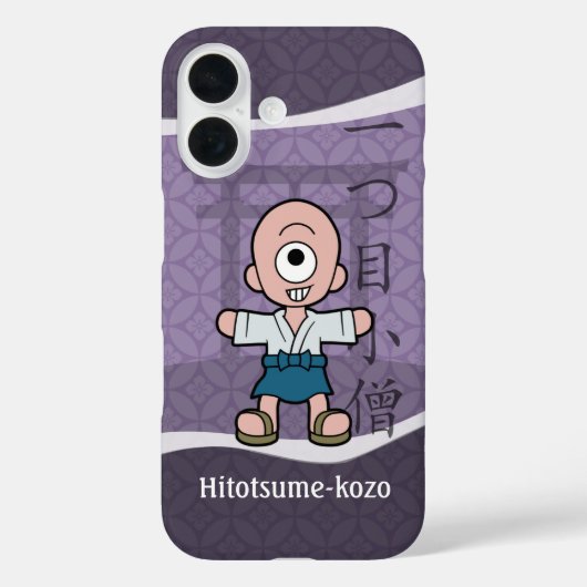 Japans Yokai Hitotsume-kozo Case-Mate iPhone Case (Achterkant)