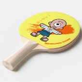 Japans Yokai Hitotsume-kozo Tafeltennisbatje (Voorkant Gekanteld)
