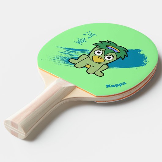 Japans Yokai Kappa Tafeltennisbatje (Voorkant Gekanteld)