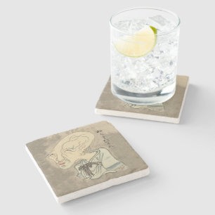 Japans Yokai Nurarihyon Stenen Onderzetter