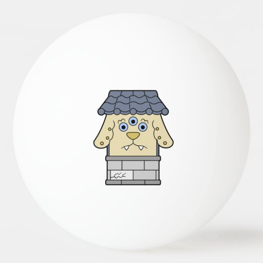 Japans Yokai Nurikabe Pingpongbal (Voorkant)