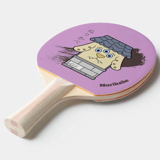 Japans Yokai Nurikabe Tafeltennisbatje (Voorkant Gekanteld)