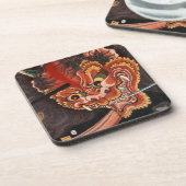  Japans Yokai Oni King Fine Art Onderzetter (Linkerzijde)