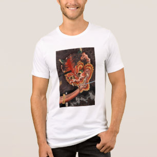  Japans Yokai Oni King Fine Art Tri-Blend Shirt