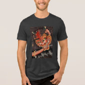  Japans Yokai Oni King Fine Art Tri-Blend Shirt (Voorkant)