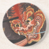 Japans Yokai Oni King Fine Art Zandsteen Onderzetter (Voorkant)