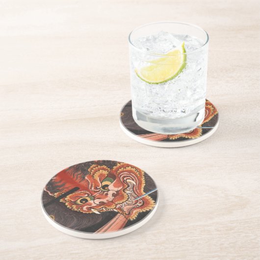 Japans Yokai Oni King Fine Art Zandsteen Onderzetter (Zijkant)